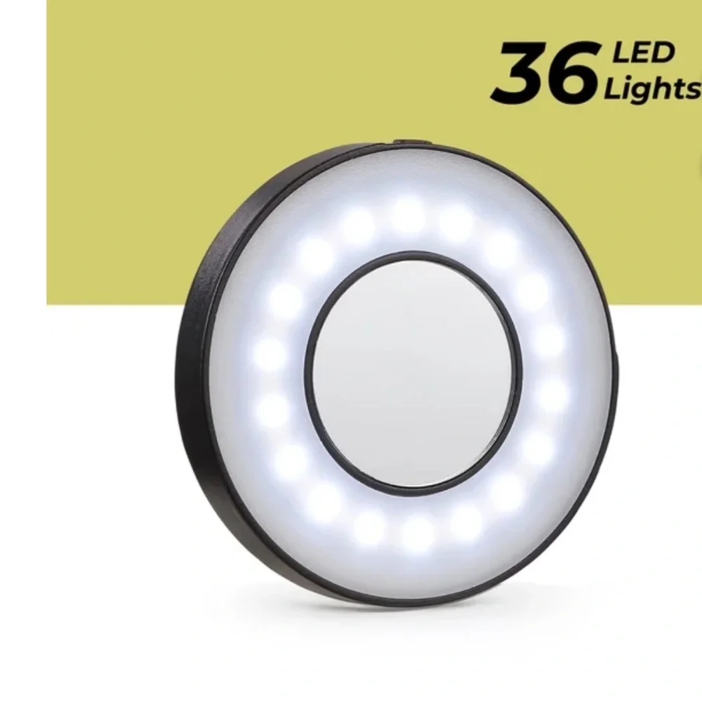 Vivitar Mini MagSafe Selfie Ring Light | Portable LED | Magnetic stick on